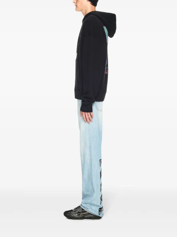 Off-White Barber Arrow Hoodie | Black | FARFETCH