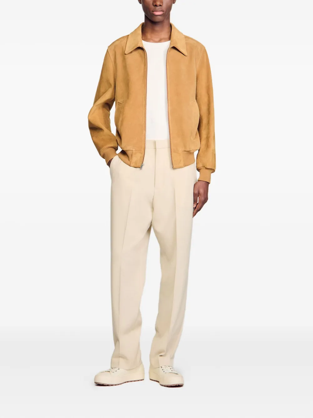 SANDRO Cargo broek Bruin