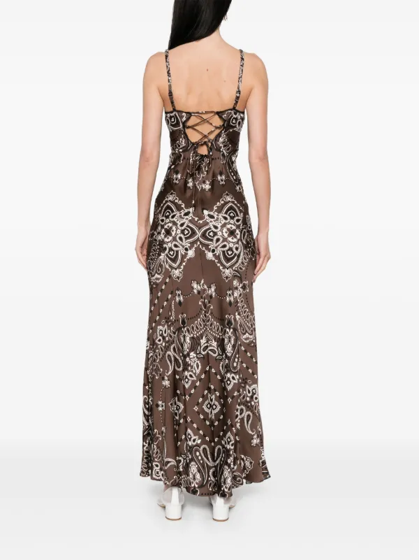 ワンピース BANDANA-PRINT MAXI DRESS SANDRO Bandana-print maxi dress | Nordstrom