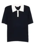 SANDRO two-tone polo shirt - Blue