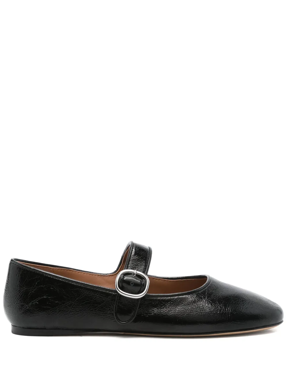 leather ballet flats