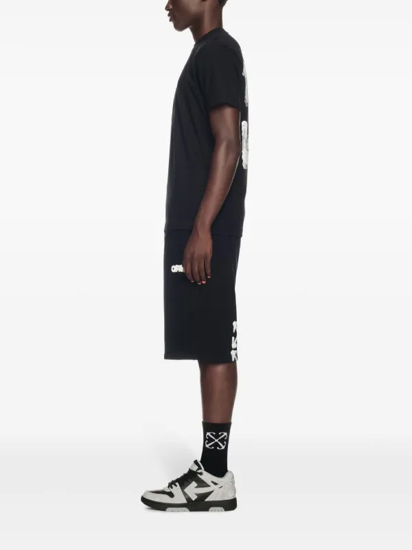 Off-White Spray Arrow Track Shorts | Black | FARFETCH Off-White Spray Arrow Track Shorts | Black | FARFETCH