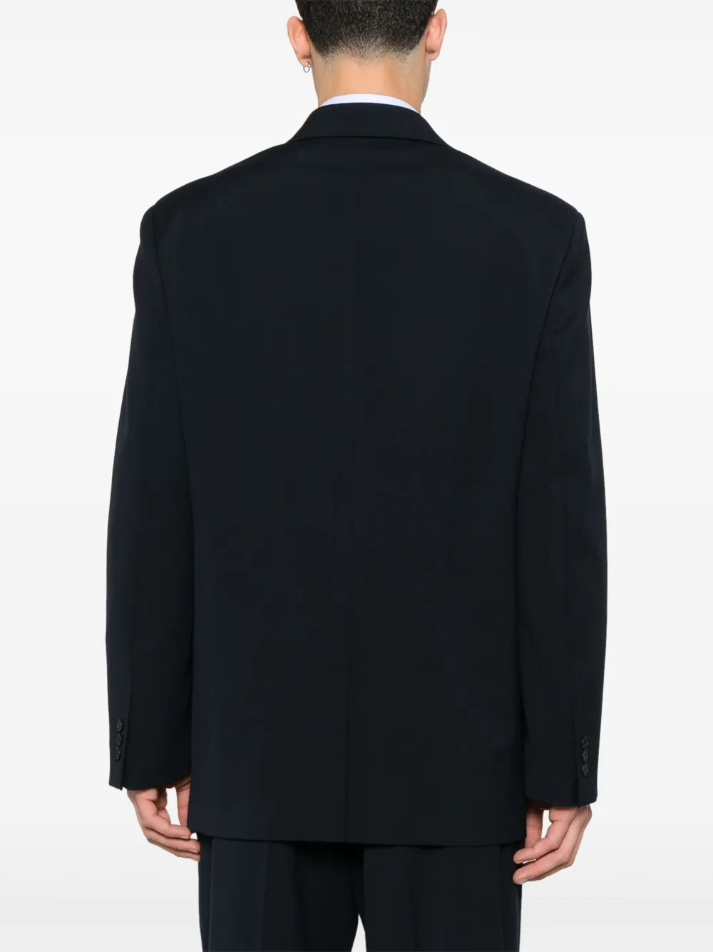 SANDRO Wollen blazer Blauw