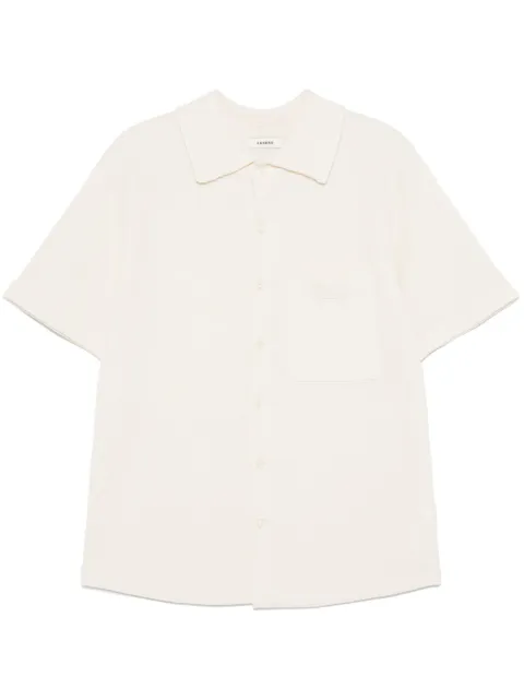 SANDRO waffle-knit shirt