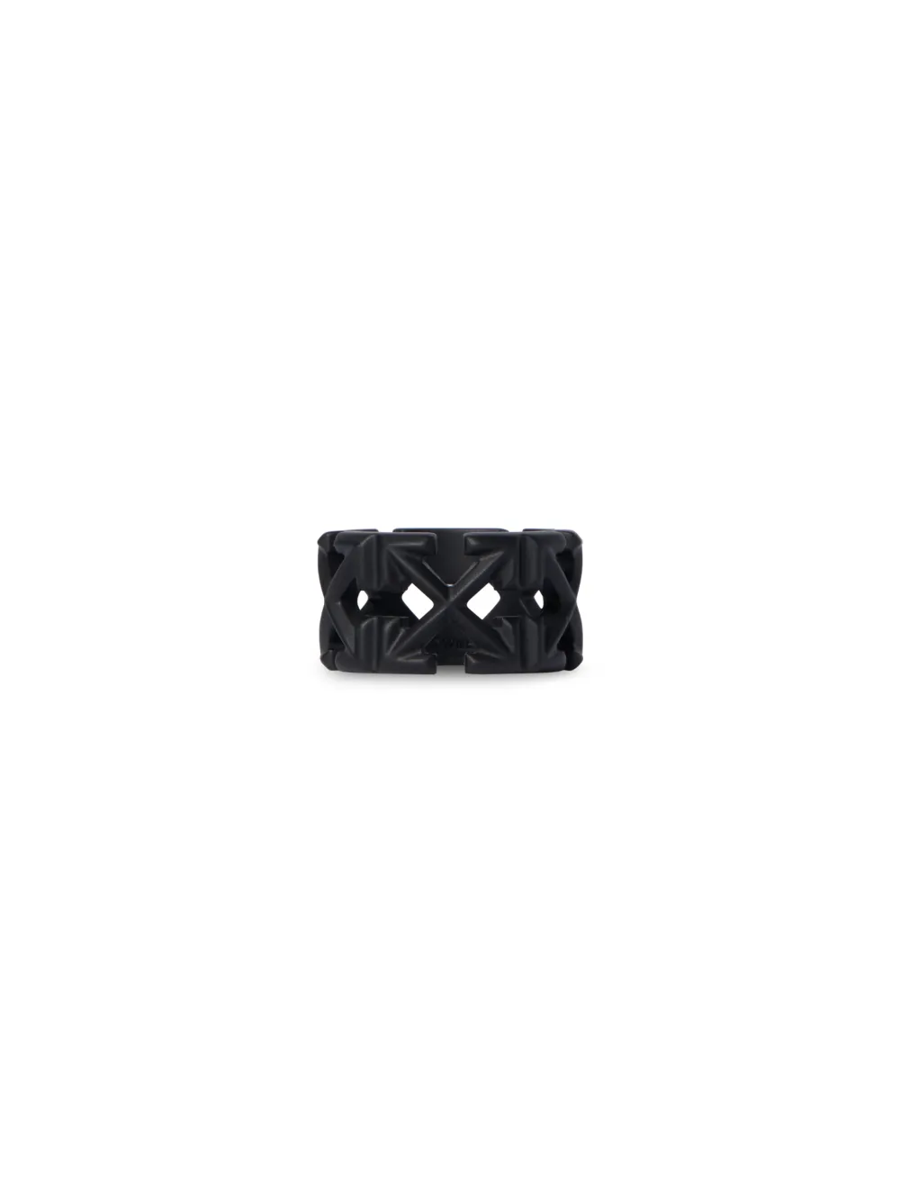 Off-white Black Arrow Ring In Black