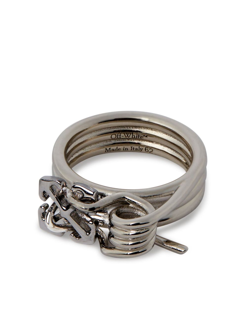 Off-White Barbed Wire ring - Silver