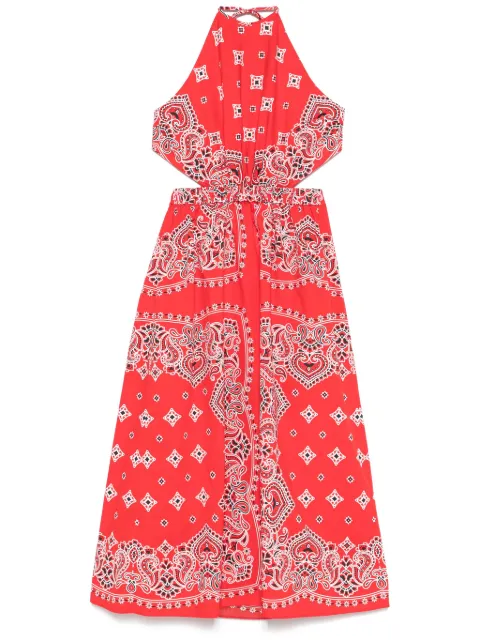 SANDRO Ajaccio midi dress