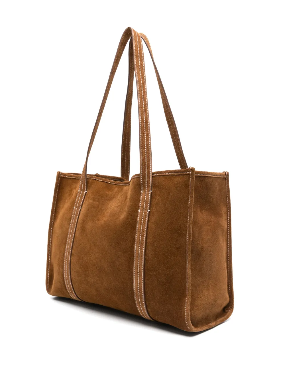 SANDRO Suède shopper Bruin