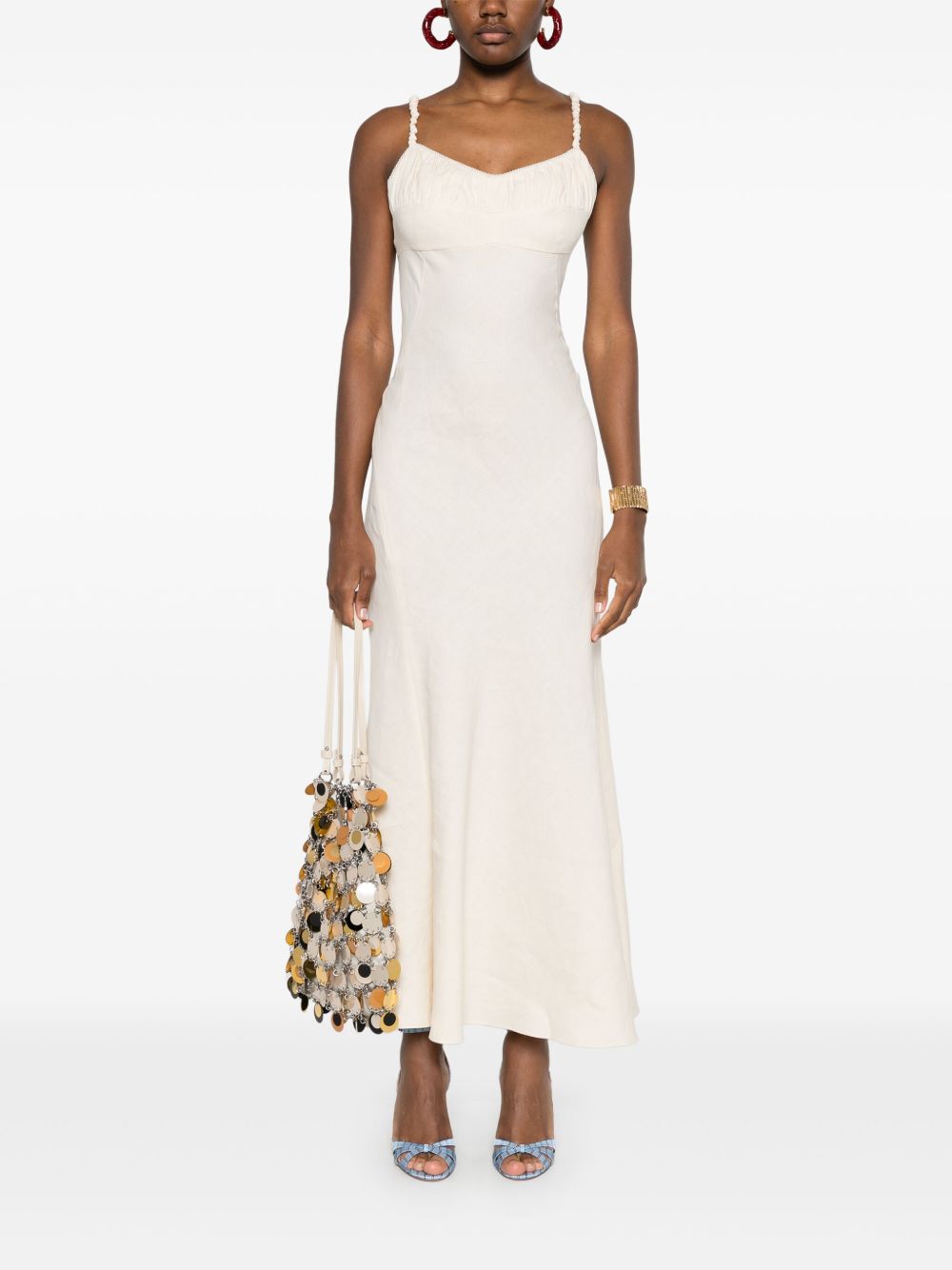 SANDRO Aubepine maxi dress - Neutrals