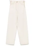 SANDRO cotton trousers - Neutrals