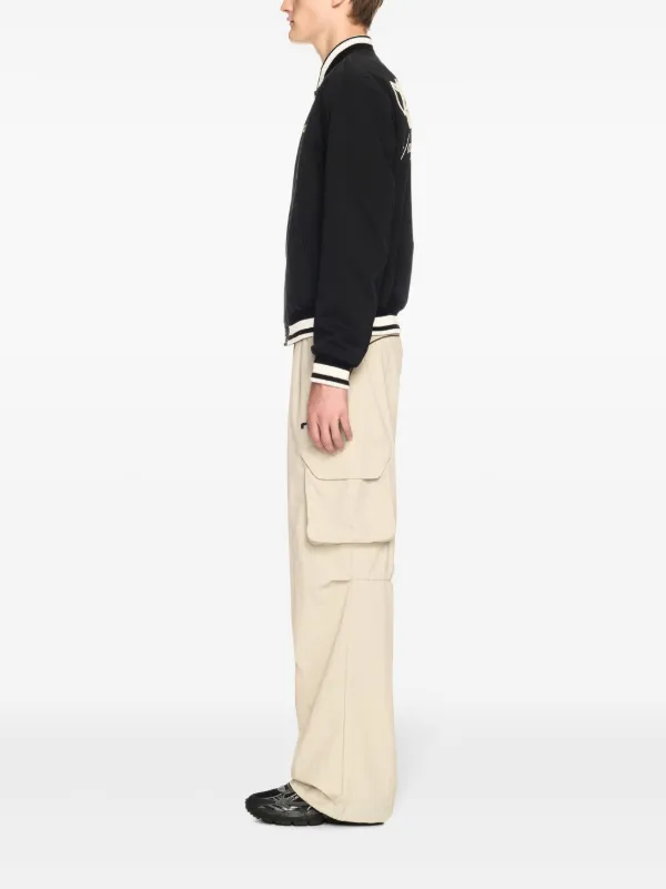 Off-White Script Varsity Jacket | Black | FARFETCH Off-White Script Varsity Jacket | Black | FARFETCH