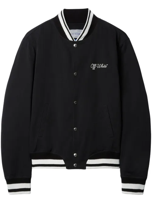 Off-White veste teddy Script - Noir - Off-White - Modalova