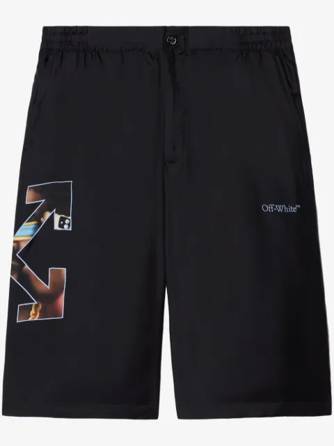 Off-White شورت 'باربر أرو'