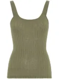 SANDRO ribbed tank top - Green