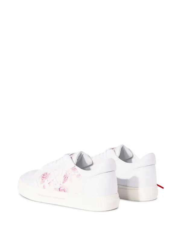 Off-White White New Low Vulcanized Animation Sneakers 関税込 White New Low Vulcanized Animation Sneakers by Off-White on Sale