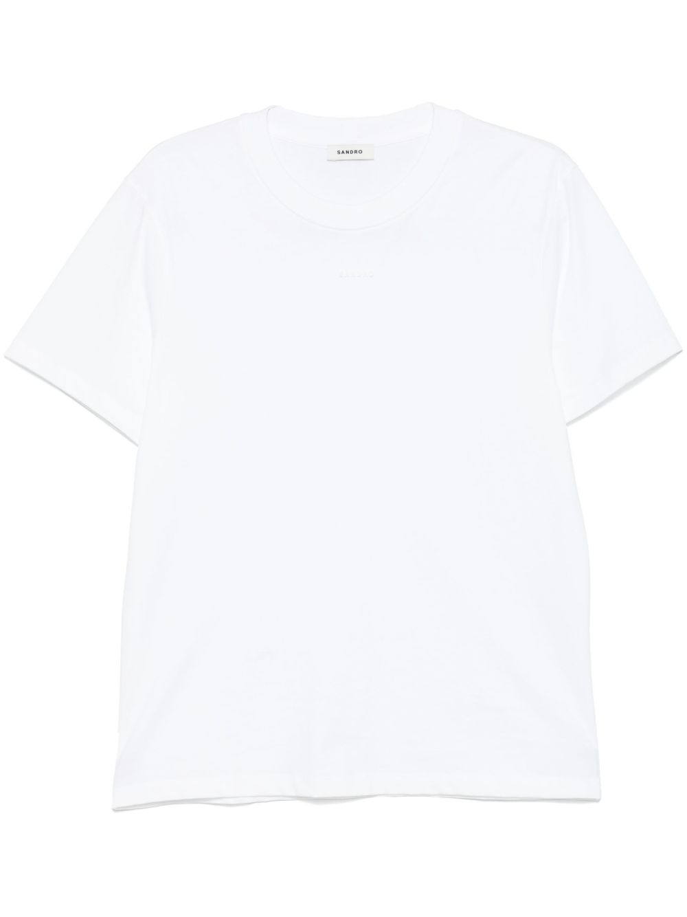 SANDRO logo-lettering T-shirt - White