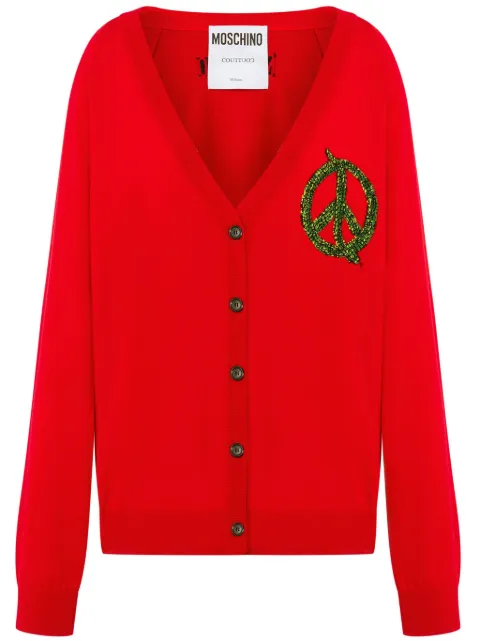 Moschino virgin wool cardigan