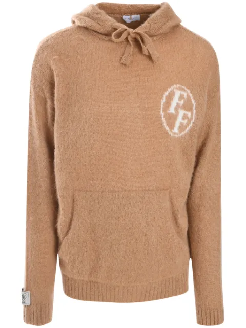 Family First logo-embroidered hoodie