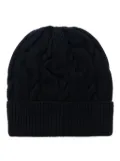 Peserico cable-knit beanie - Blue