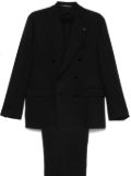 Tagliatore double-breasted suit - Black