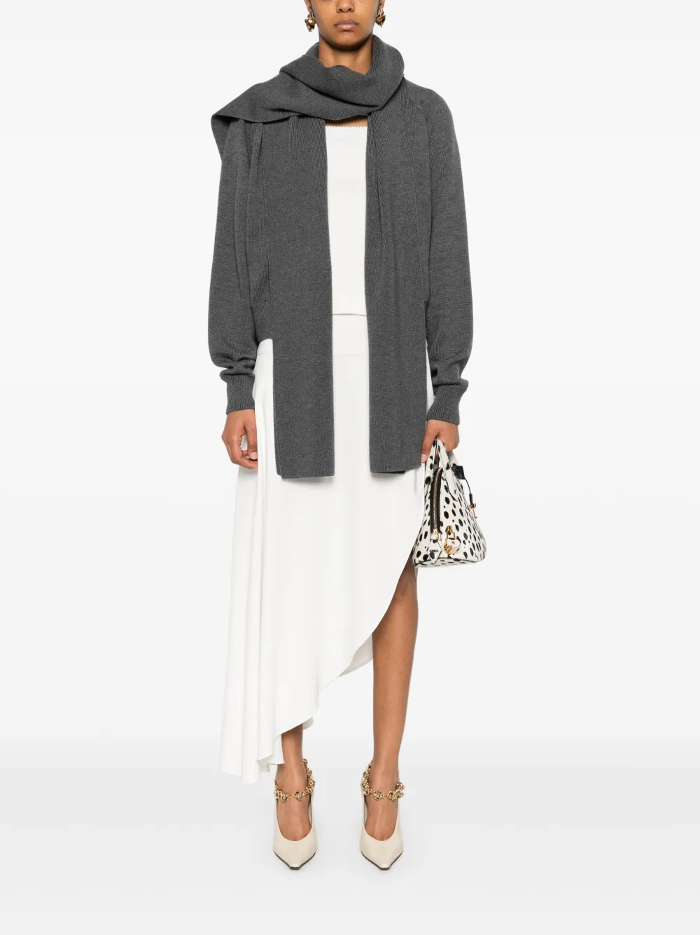 Alaïa scarf-embellished cardigan | Cardigans | Image 2