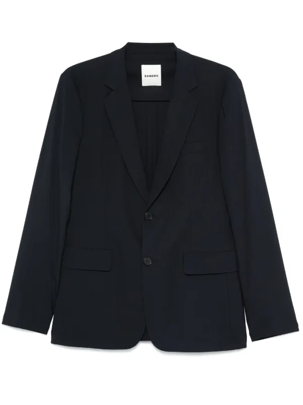 SANDRO テーラードジャケット | ブルー | FARFETCH JP
