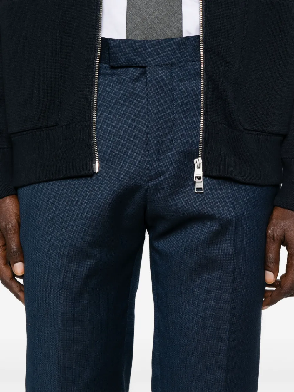 SANDRO Wollen broek Blauw