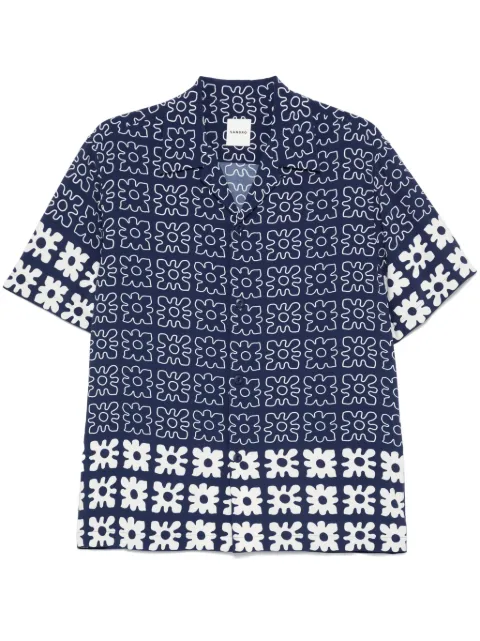 SANDRO flower shirt