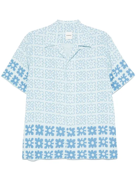 SANDRO flower shirt