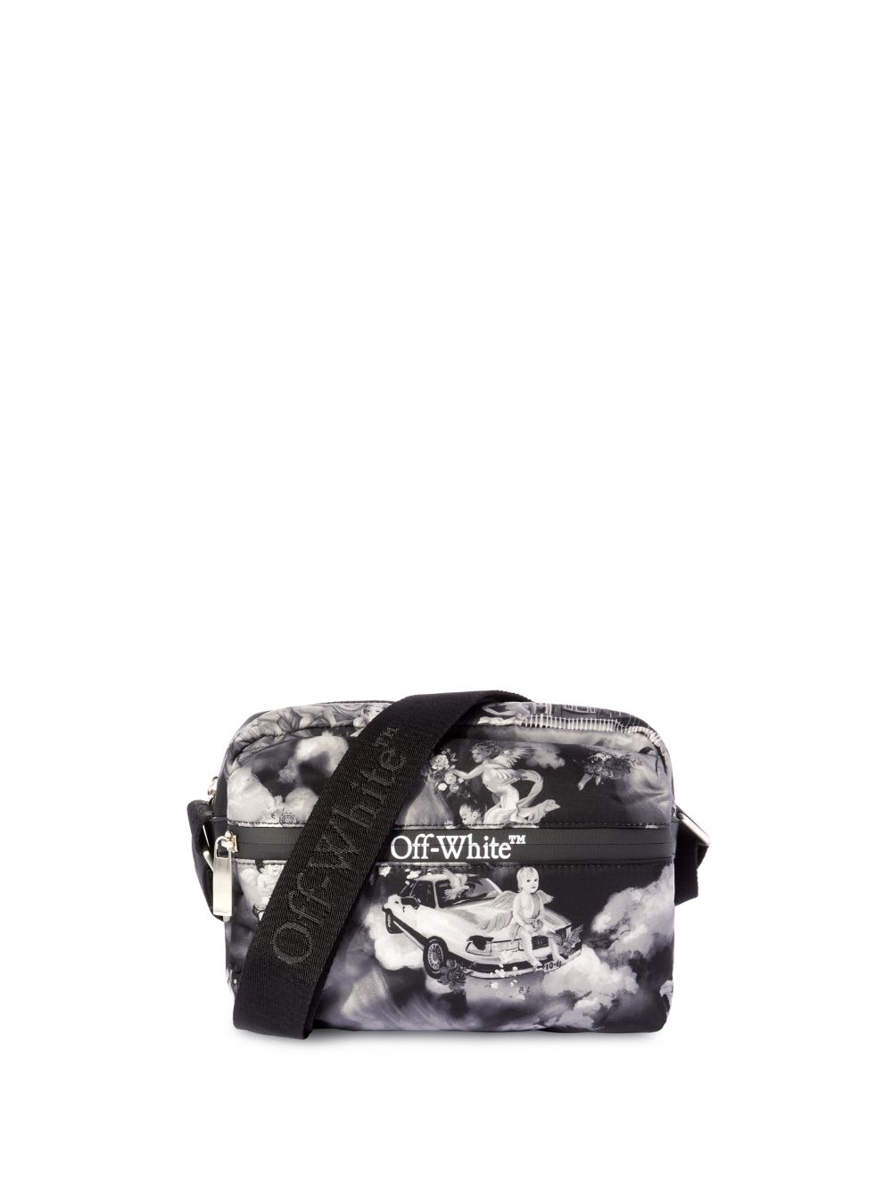 Off-white Black Fresco Print Outdoor Camera Bag