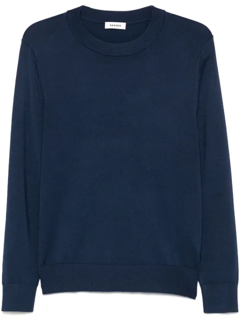 SANDRO fine-knit sweater