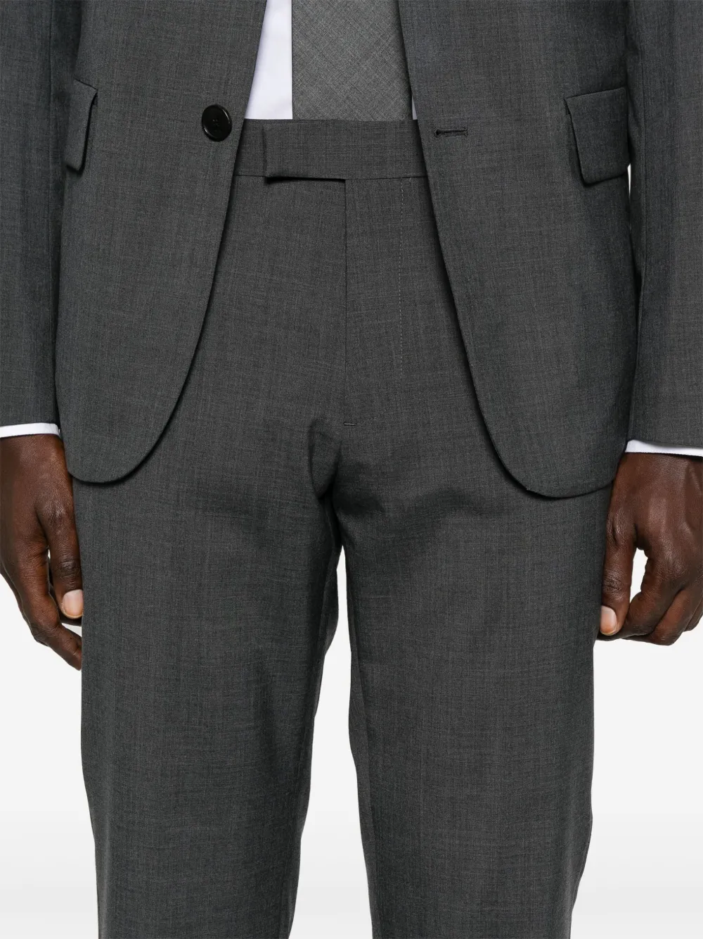 SANDRO Wollen broek Grijs