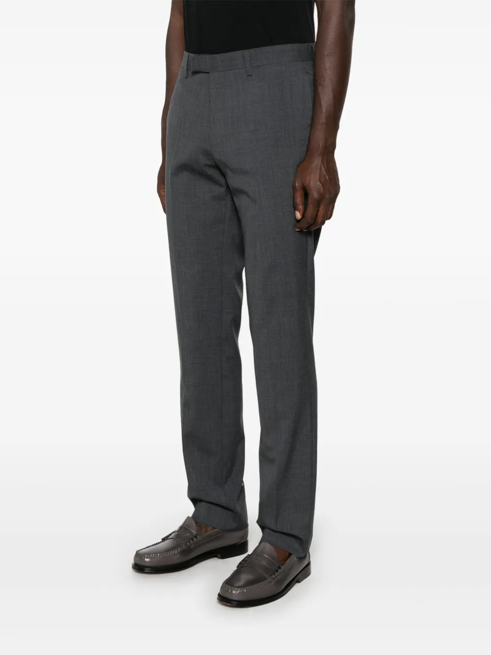 SANDRO Wollen broek Grijs