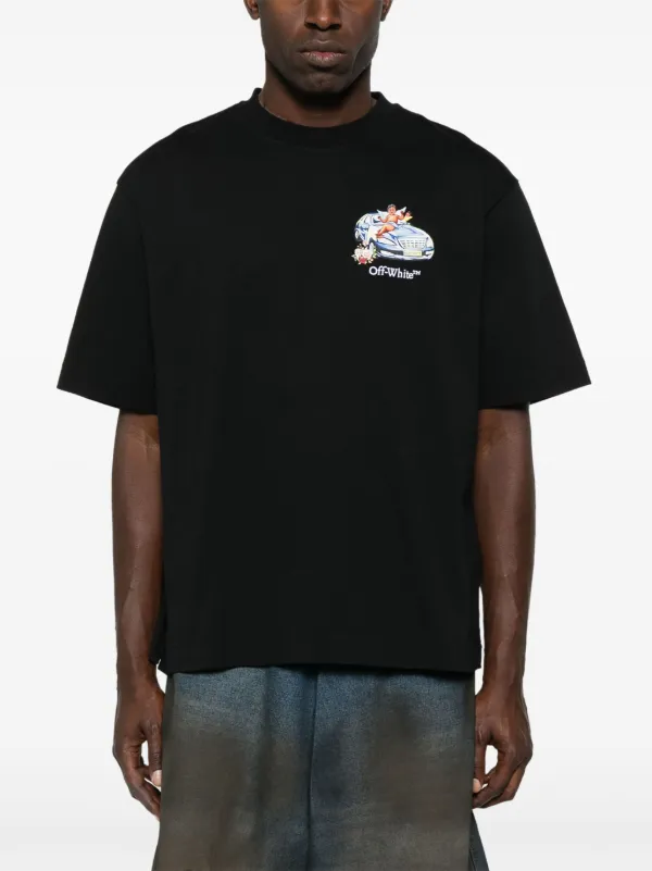Off-White Fresco Arrow Skate T-shirt | Black | FARFETCH