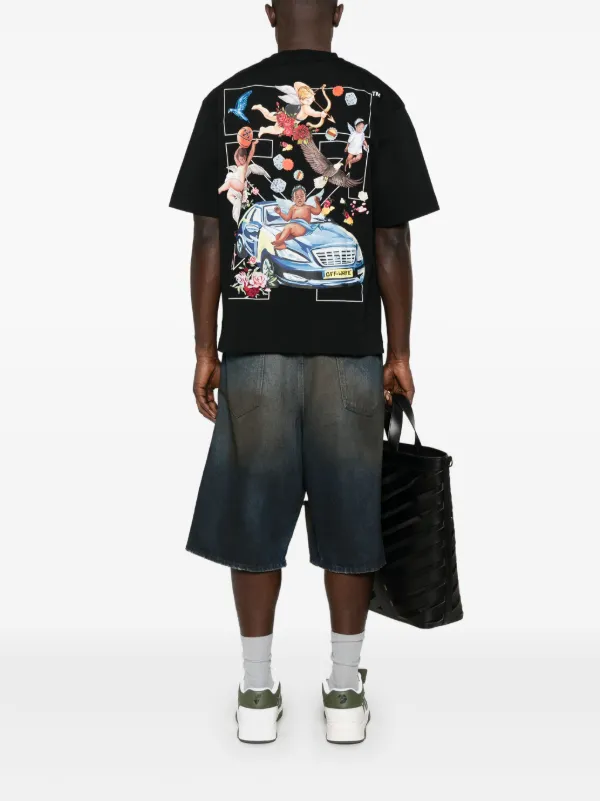 Off-White Fresco Arrow Skate T-shirt | Black | FARFETCH
