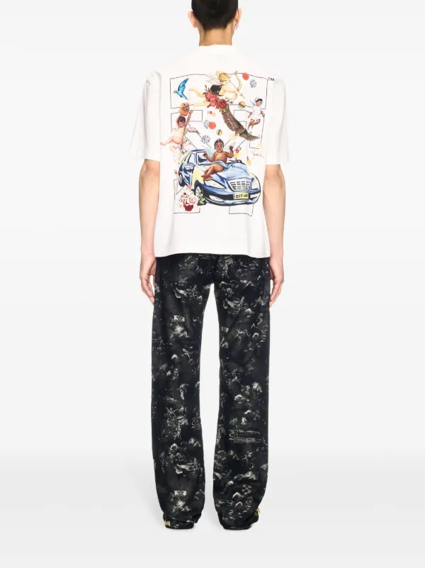 Off-White Camiseta Fresco Arrow | Branco | FARFETCH BR