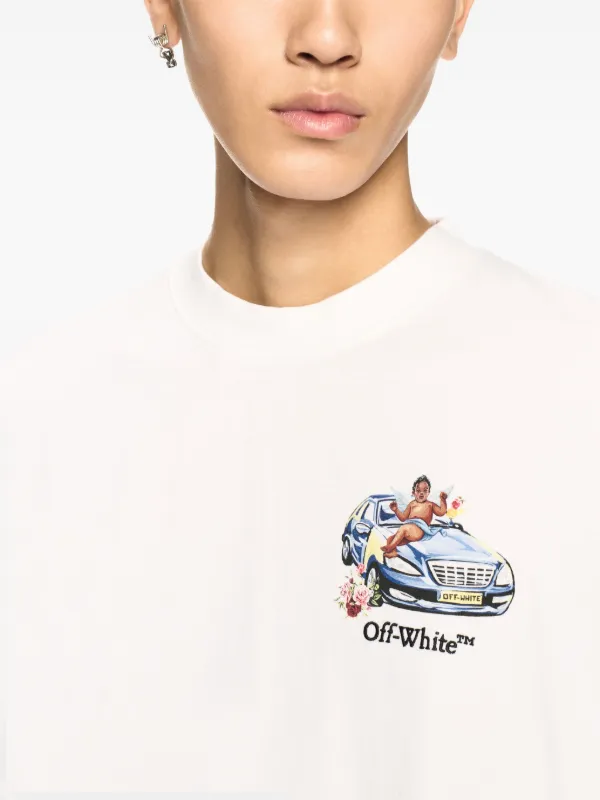 Off-White Camiseta Fresco Arrow | Branco | FARFETCH BR