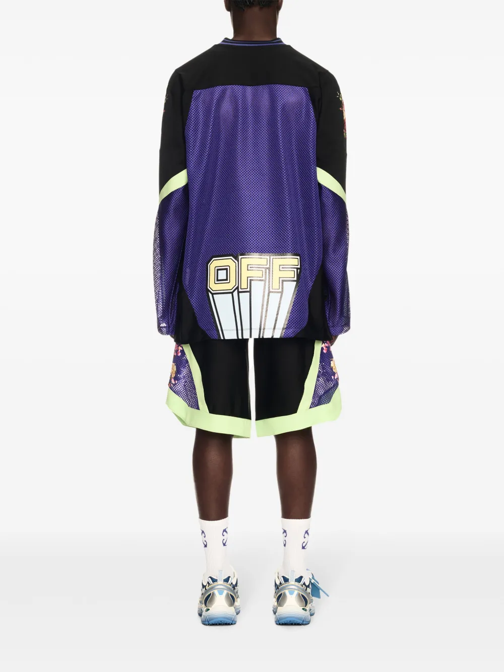 Off-White Fresco Car Hockey shorts Zwart