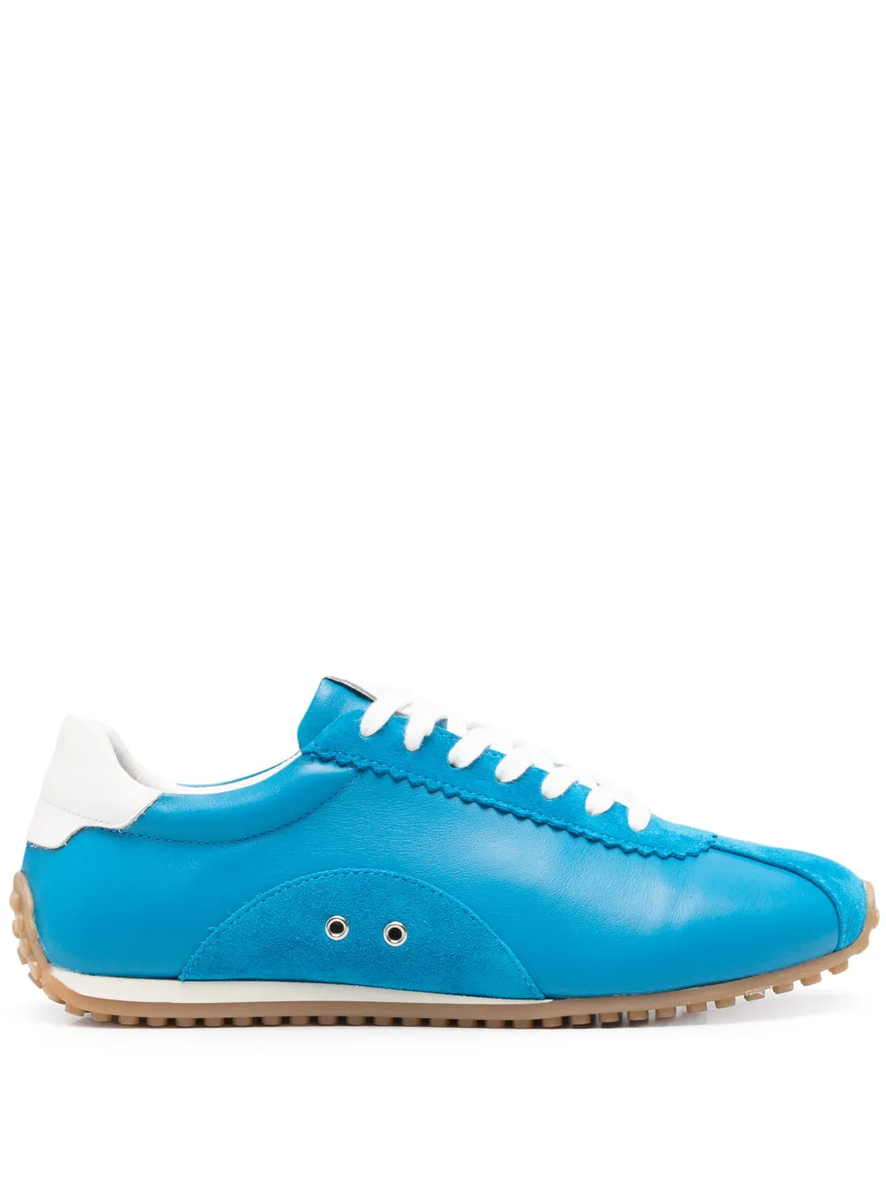 SANDRO Leren sneakers Blauw