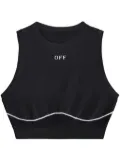 Off-White Off Stamp performance top - Black