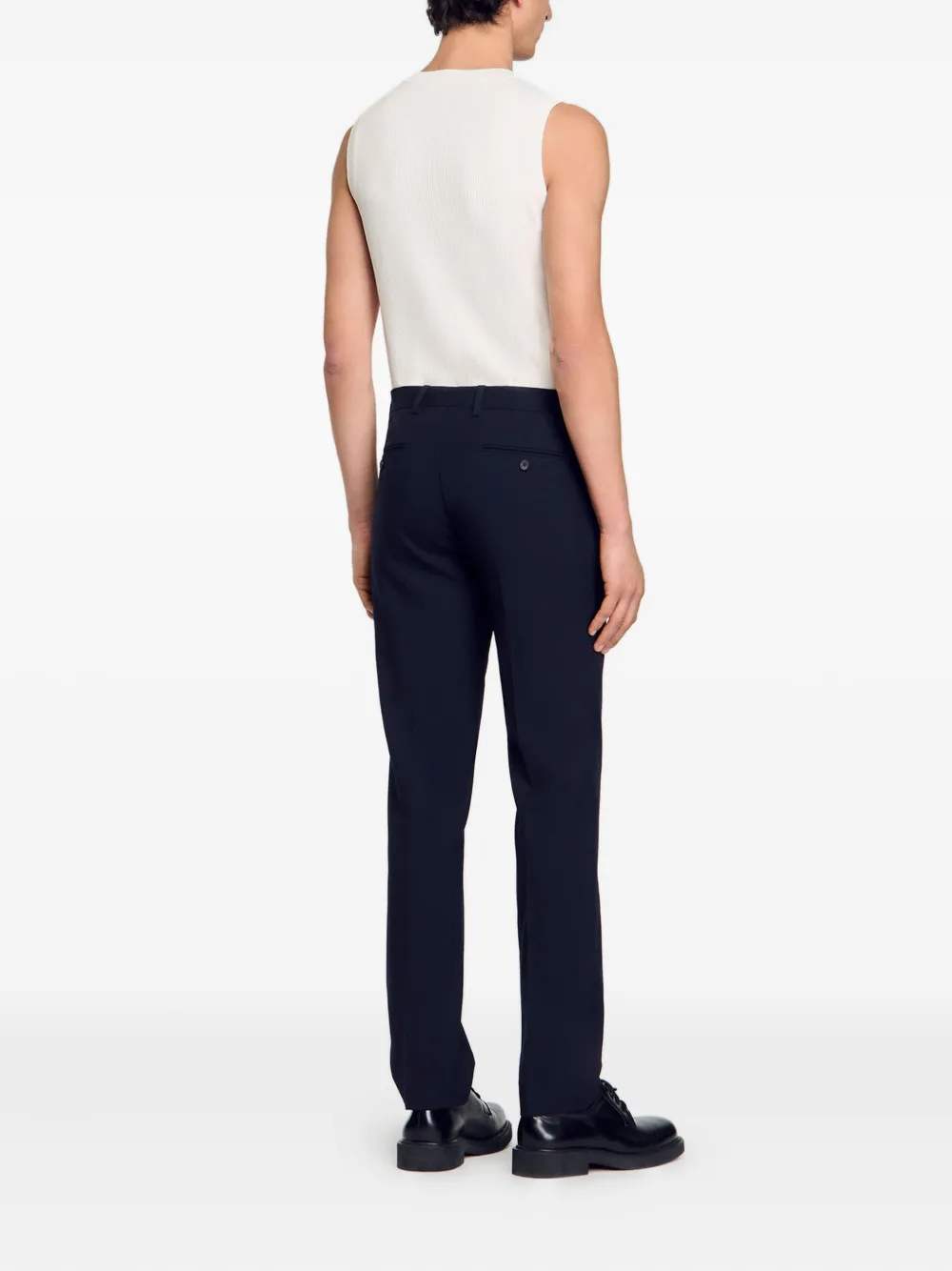 SANDRO Pantalon Blauw