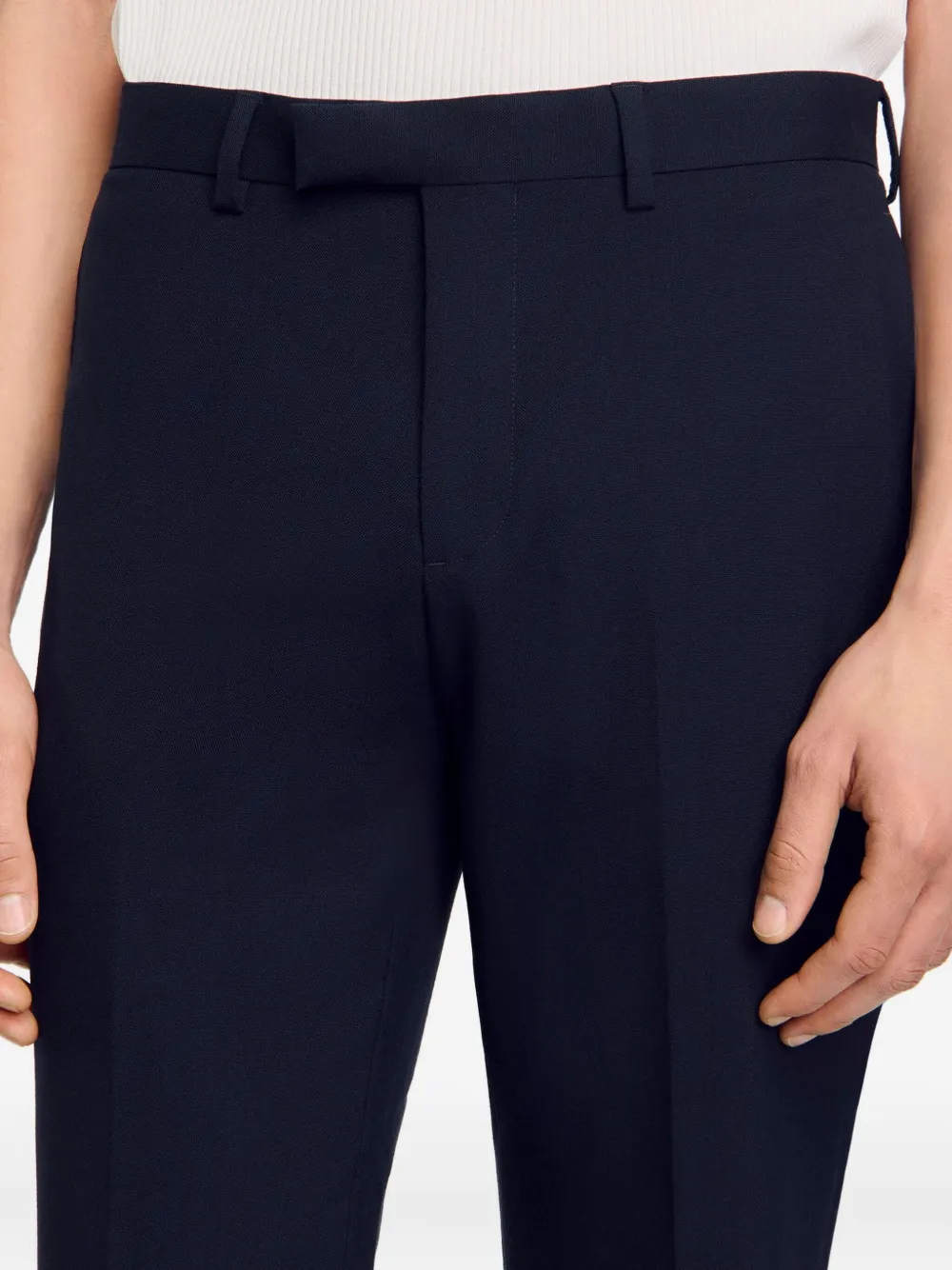 SANDRO Pantalon Blauw