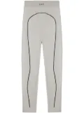 Off-White Off Stamp leggings - Grey