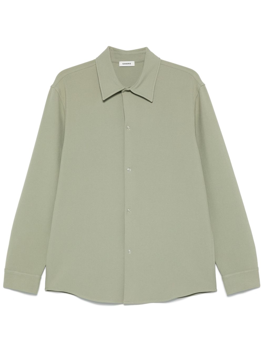 SANDRO long-sleeves jersey shirt - Green