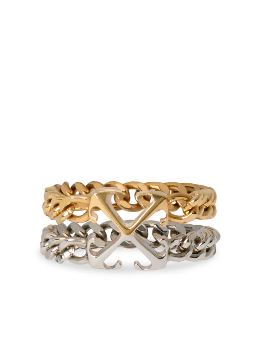 Off-White Arrow Chain リング - シルバートーン Off-White Arrow Chain リング - シルバートーン