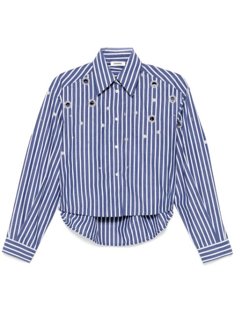 SANDRO striped shirt