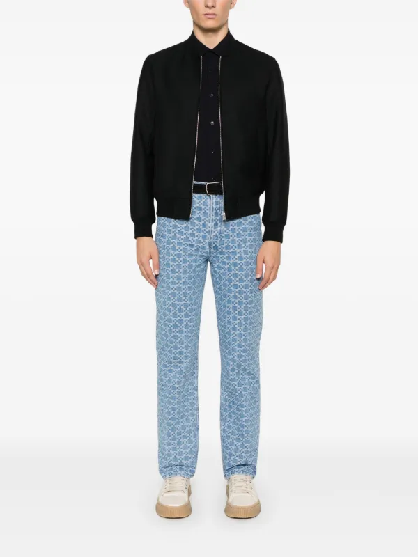 SANDRO New Teddy Bomber Jacket | Blue | FARFETCH SANDRO New Teddy Bomber Jacket | Blue | FARFETCH