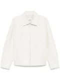 SANDRO leather jacket - White