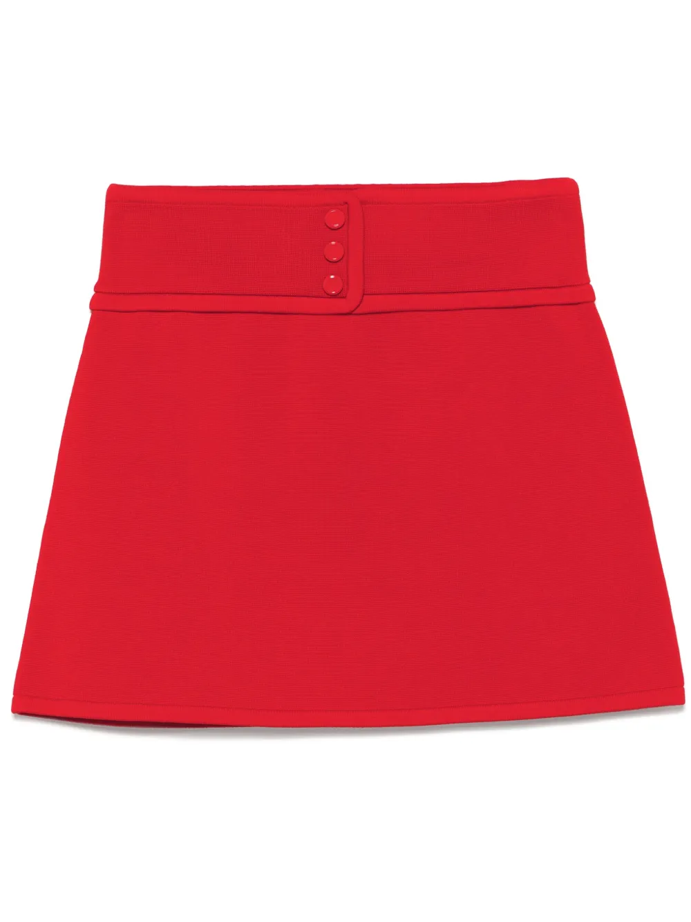 SANDRO Gebreide mini-rok Rood