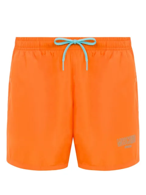 Moschino logo-print swim shorts